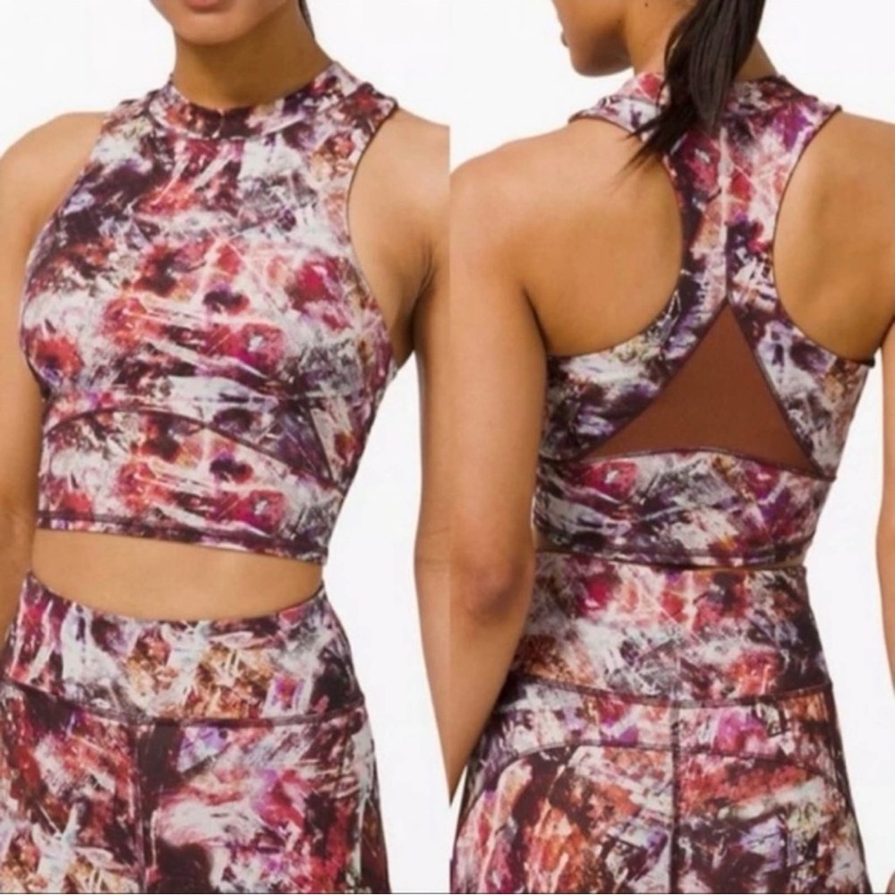 Lululemon Everlux and Mesh Cropped Tank
Urbantricity Multi / Dark Terracotta 10